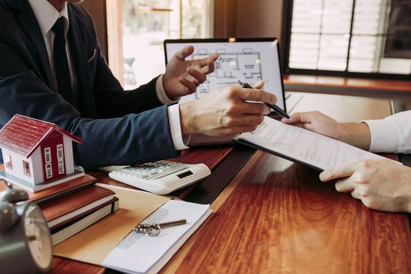 Real estate home are pointing to insurance contract signing and